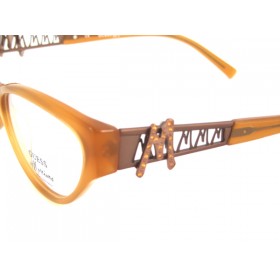 Ladies Guess by Maciano Designer Optical Glasses Frames, complete with case, GM 136 Amber 